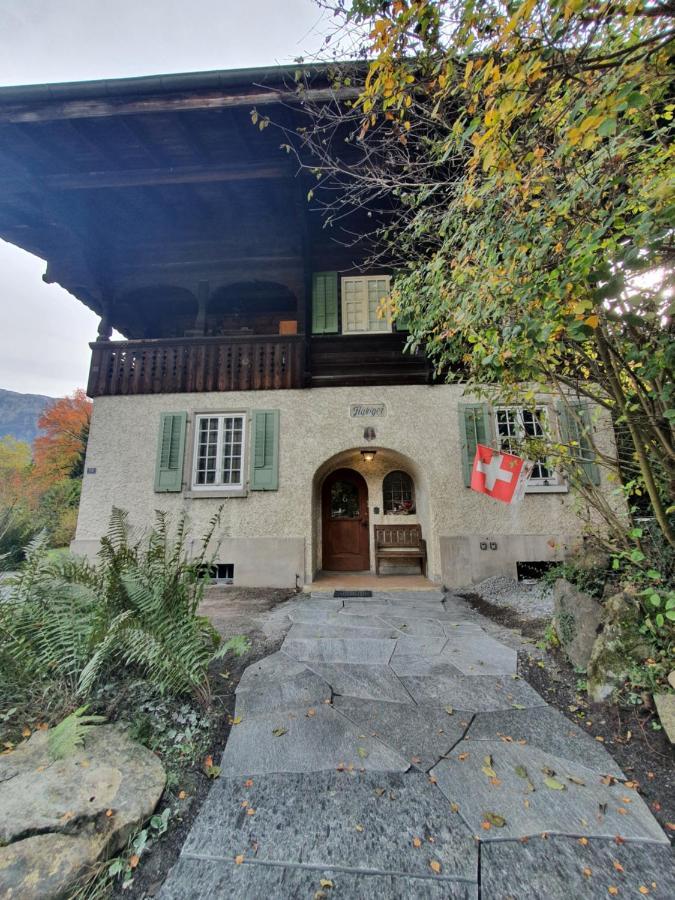 Zentral Gelegene Wohnung Mit Grossem Garten Interlaken Bagian luar foto