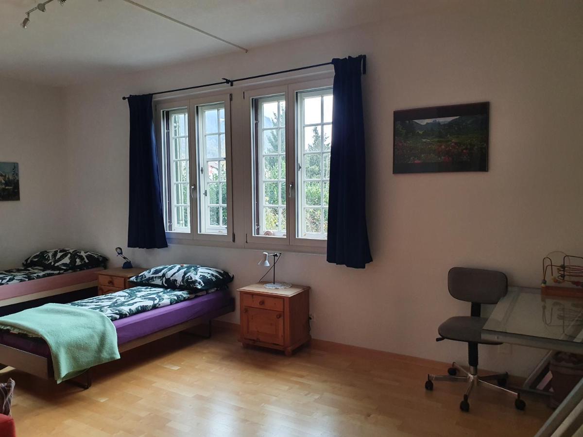 Zentral Gelegene Wohnung Mit Grossem Garten Interlaken Bagian luar foto